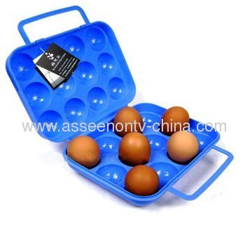 lot Portable Plastic Egg Carton Storage Box/Container/Carrier/Holder Case Tray For Camping Picnic hold 12 eggs