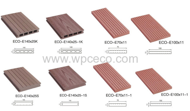 Wpc exterior wood stairs and handrail