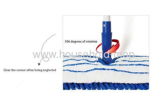 2 in 1 Mop Microfiber and Chenille Double-Sided Home Cleaning Device