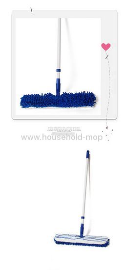 2 in 1 Mop Microfiber and Chenille Double-Sided Home Cleaning Device