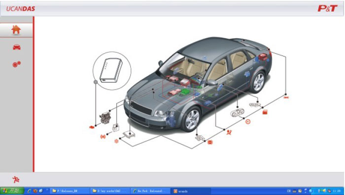 UCANDAS Wireless Automotive Diagnosis System software