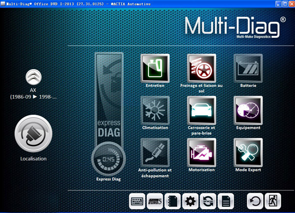 Multi-Di@g Access J2534 Pass OBD2 diagnostic tool