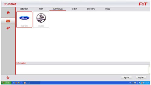 UCANDAS Wireless Automotive Diagnosis System software