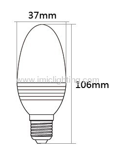 3W Candle LED lamp