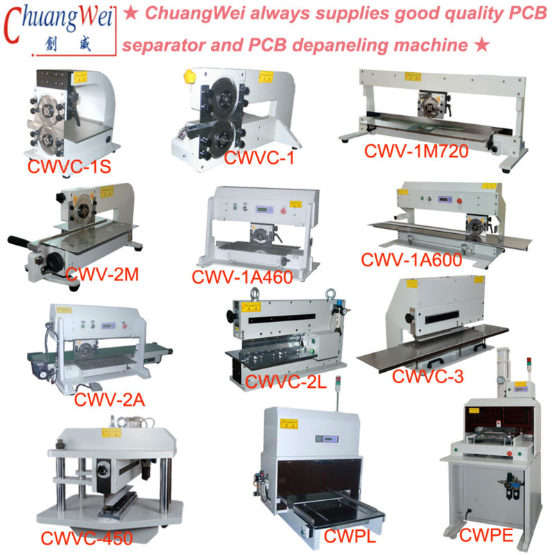 v cut PCB separator for rigid and thick metal PCB**Made in China*CWVC-450