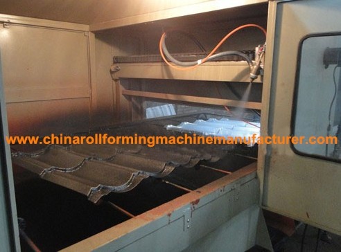 Color Stone Coated Steel Roofing Making Machine