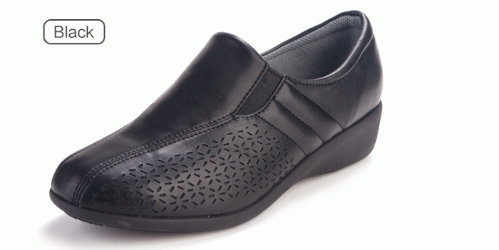 pansy comfort shoes breathable casual shoes black