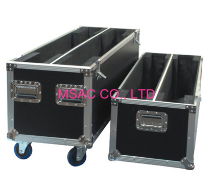 Sliver Aluminum Instrument Cases / Tool Cases , Flight Cases with Wheels