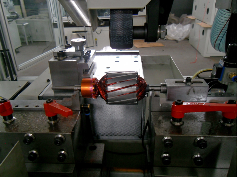 CNC Servo double cutter Commutator Precision Turning Machine / Machinery