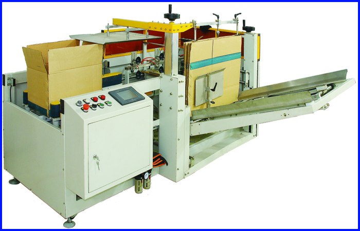 Semi Automatic Carton Packing Machinery , Food Horizontal Packaging Equipment