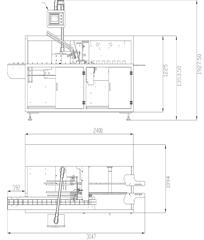 Plastic / PVC Automatic Cartoning Machine , Multifunctional Box Making Equipment