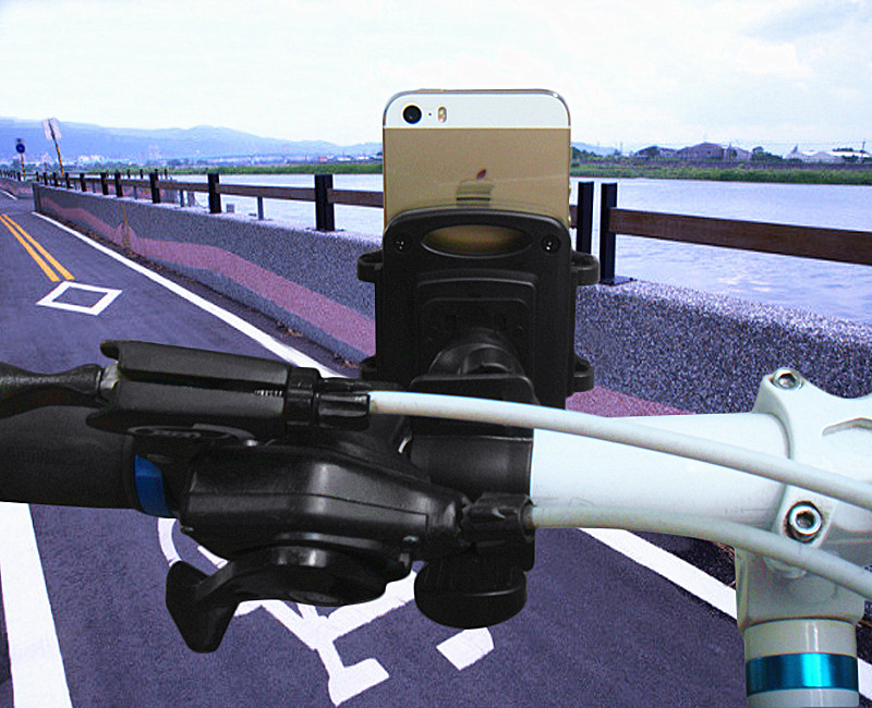 iPhone / Samsung Bike Mount Holder Universal , Smart one finger touch Style