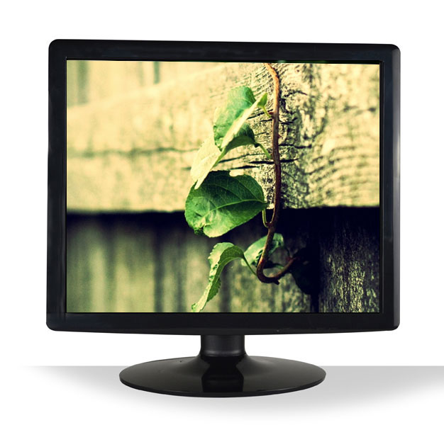 15" 12V DC POS Ultra Thin LCD Monitors With VGA Input Wide Viewing Angle FCC