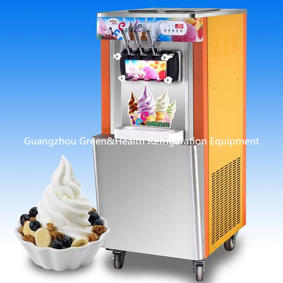 Pre - Cooling Ice Cream Making Equipment Low Mix Indicator For Kitchen