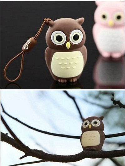 Silicone 2GB 4GB 8GB 16GB 2.0 Cartoon USB Flash Drive Animal Owl