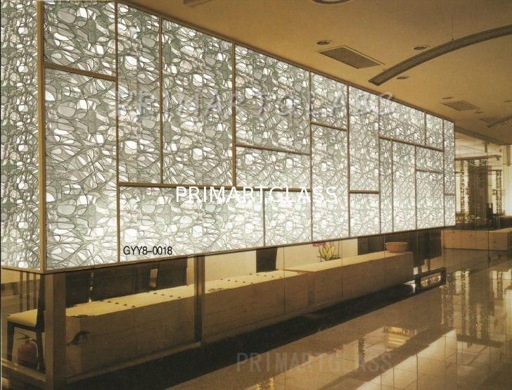 Tinted Decorative Laminated Glass Panels / Partition For Glass Curtain Walls