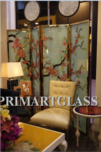 Movable Glass Partition For Sitting Room Partition , Tempered Glass