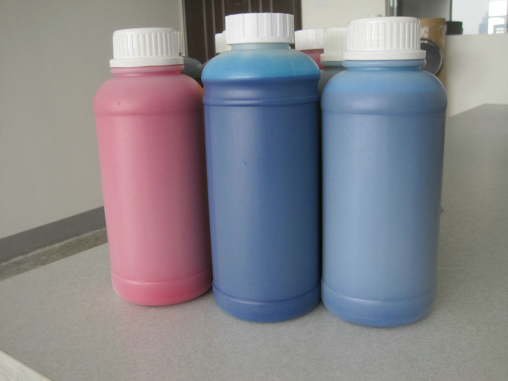 Eco Resin 4 Color Eco Solvent Inks / Fast Drying For Epson Printing Machine