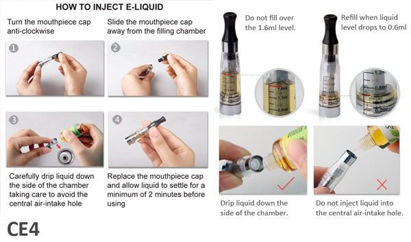 Electronic Cigarette Juice Liquid With Cap Dropper Bottle