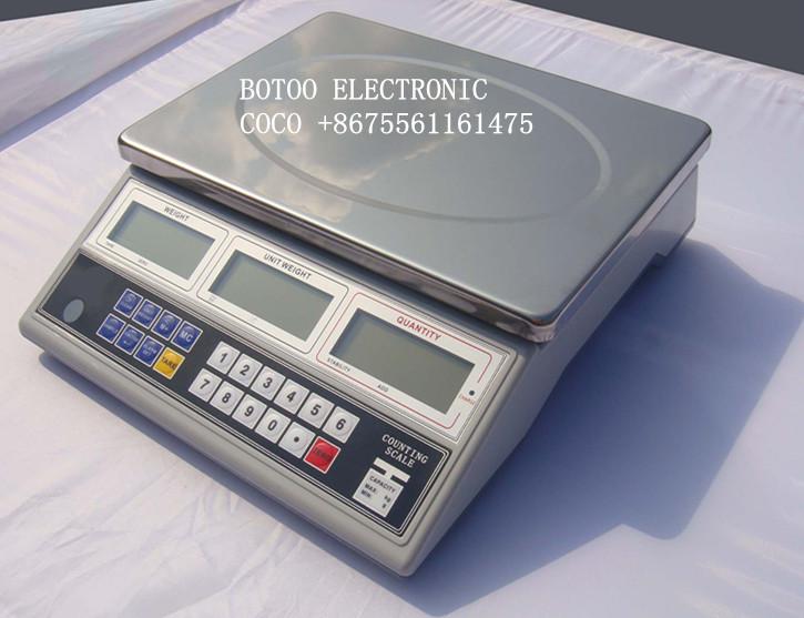 Industrial Digital Counting Scale , Button Electronic Scales RS-232C Interface