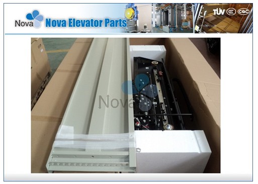 NV31-005 Selcom Sightseeing Elevator DC Automatic Opening Door / Cargo Lift Sliding Landing Door