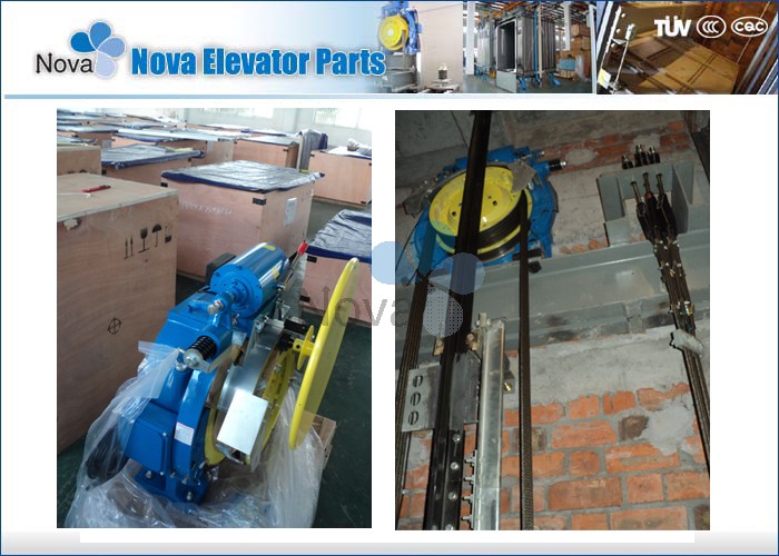 Gearless Elevator Traction Elevators Components for Passenger Roomless Lifts