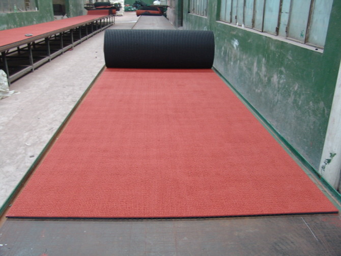 Green color EPDM rubber membrane , elasticity basket court tiles