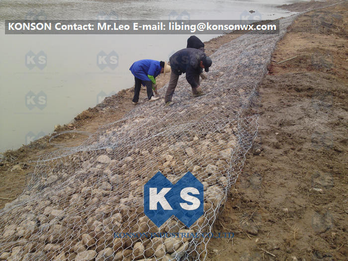 Customized Heavy Galvanized Gabion Boxes And Mattress For Protection Project