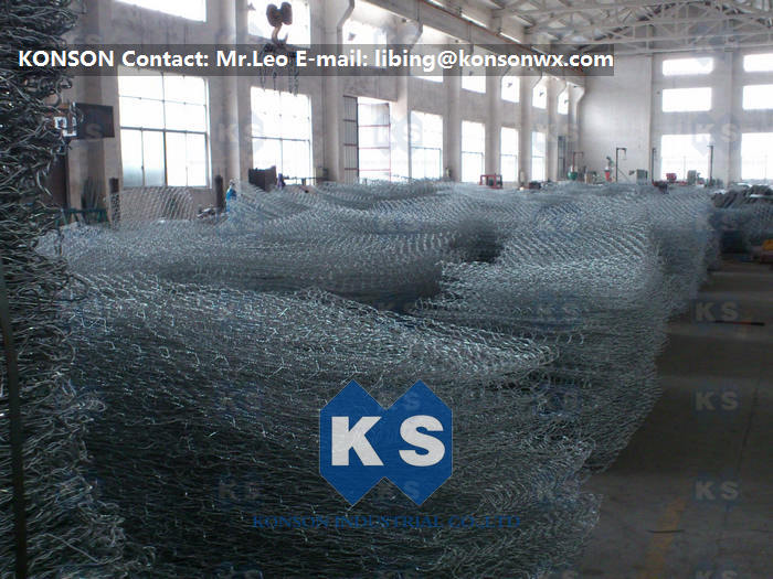 Customized Heavy Galvanized Gabion Boxes And Mattress For Protection Project