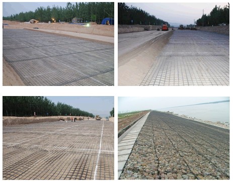 Environmentally Friendly Warp Knitted Polyester Geogrid for Railway Foundation