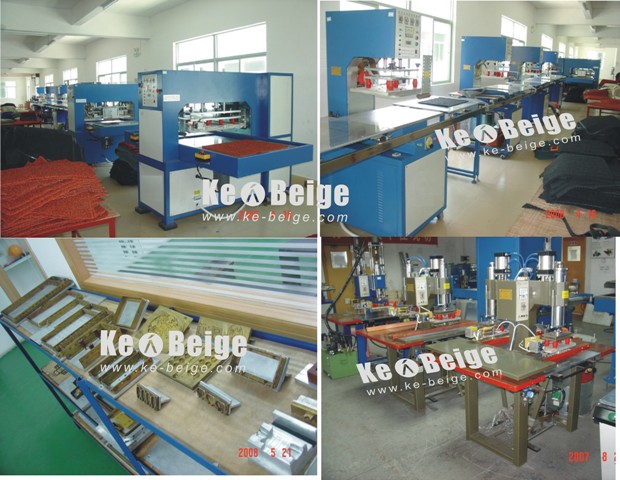 Pheumatic High Frequency Welding Equipment For PVC Raincoat Welding