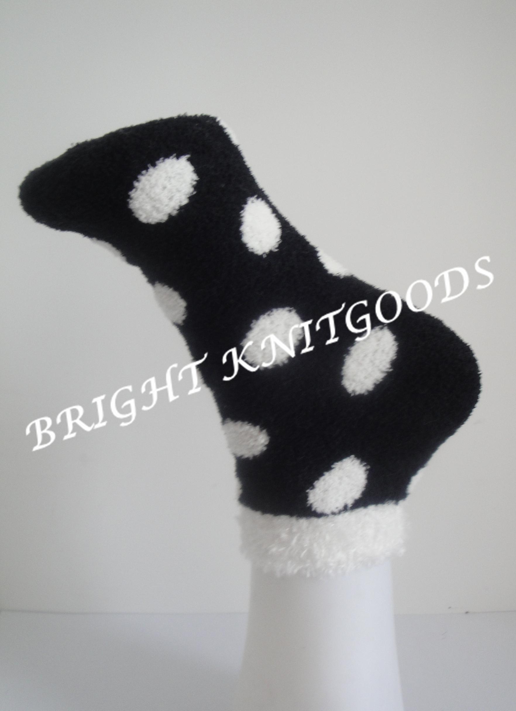 Soft Plain Acrylic Wool Ankle Socks , Novelty Angora Wool Socks