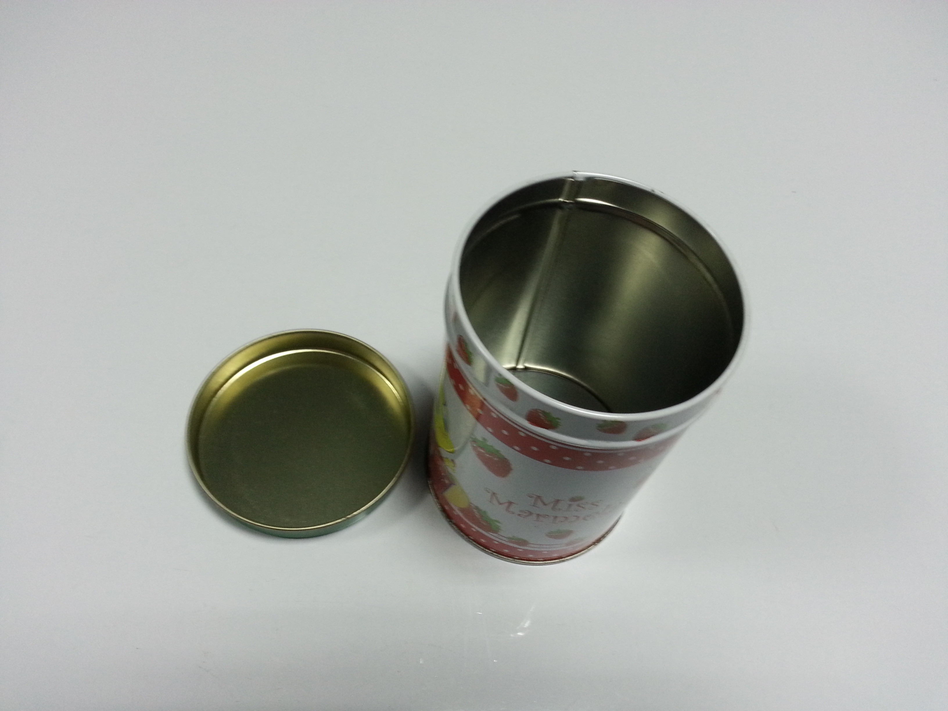 Airtight Metal Tin Container / Coffe Gift Packing Tinplate Box With Cover