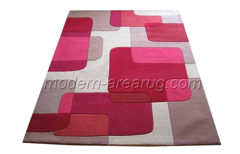 OEM Pink Red Green Colorful Acrylic Area Rugs, Modern Floor Rug For Living Room