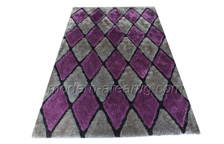 Polyester Contemporary Shaggy Pile Rug, Modern Carpet Rugs For Living Room