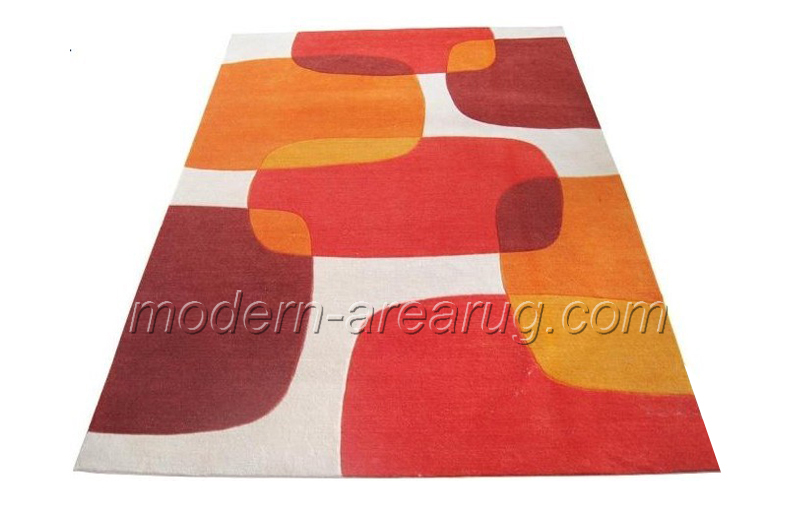 OEM Pink Red Green Colorful Acrylic Area Rugs, Modern Floor Rug For Living Room