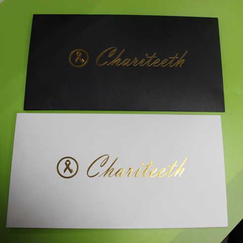 kraft / carboard paper string and button envelopes of logo printing