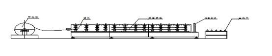 Colored Steel Sheet C8 Wall Panel Cold Roll Forming Machine 380V / 50Hz