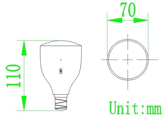 5500K - 6500K 4W E26 E27 LED Light Bulb 220lm with 50000hrs Lifespan , Led Emergency Lamp