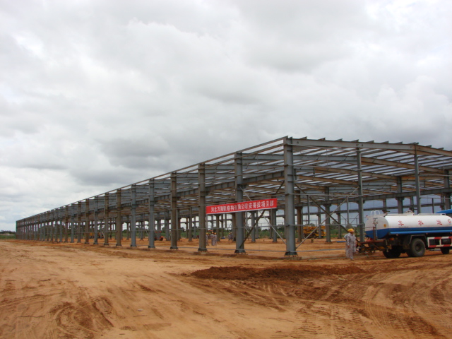 Light Steel Prefabricated Steel Buildings For Factory , Workshop