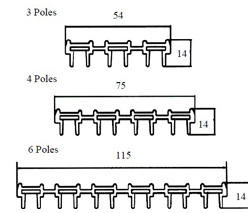 Custom Copper Seamless Conductor Bar , 600V High Tro Reel System