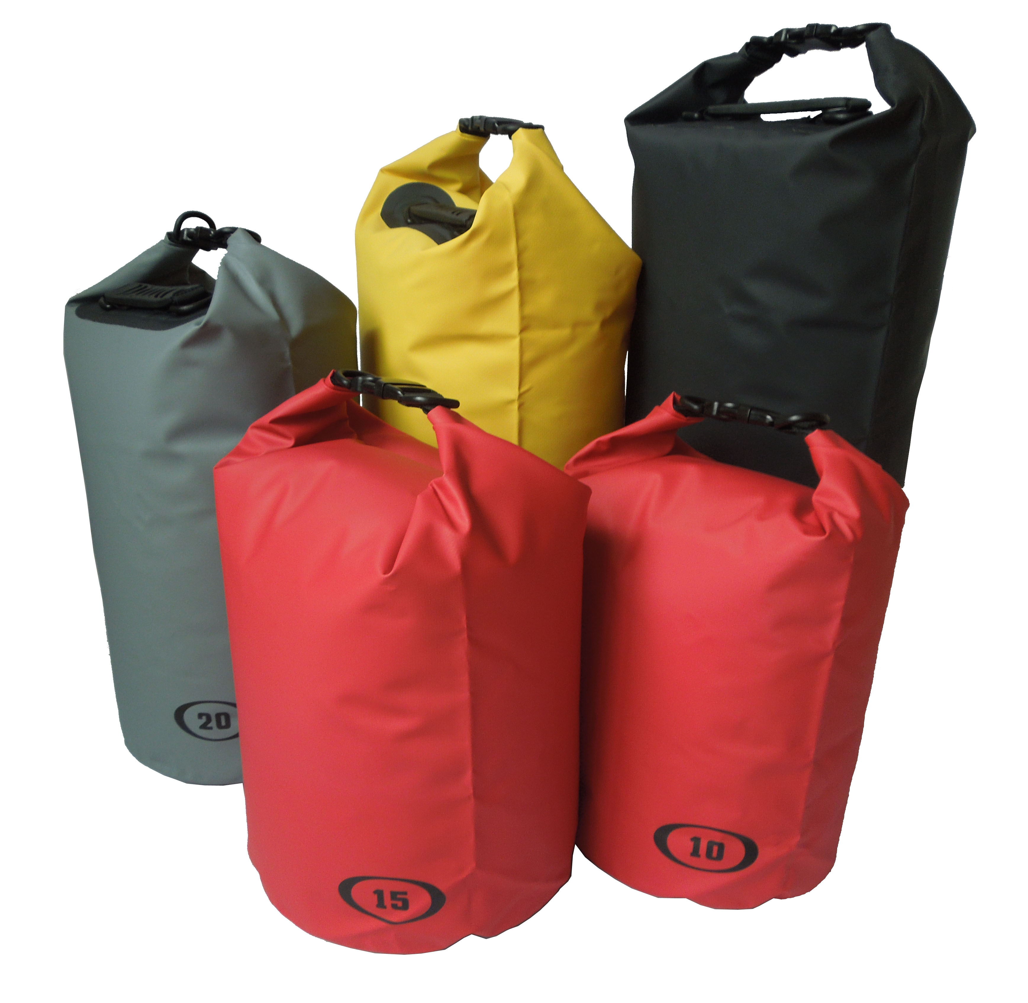 10L light weight Red Waterproof pounch dry Bags for boating / Adventure