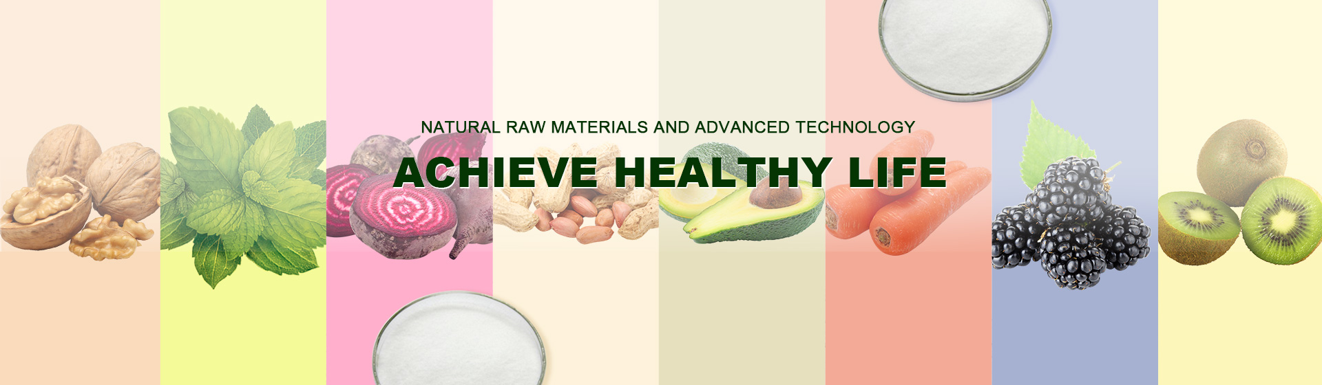 natural raw materials and advanced technology