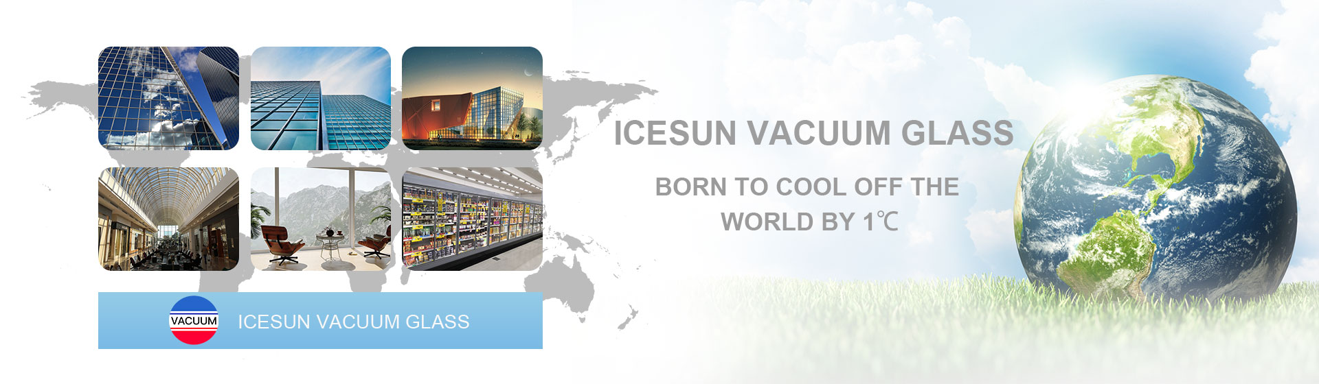 ICESUN Vacuum Glass for buildings