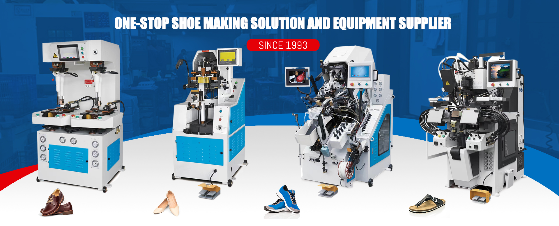 Shoe Making Production Line Machinery 