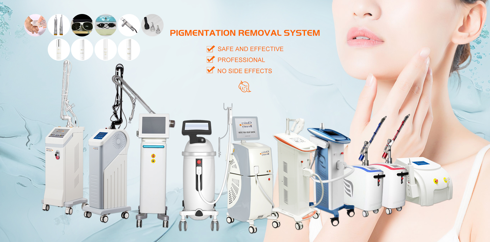 Pigmentation removal system