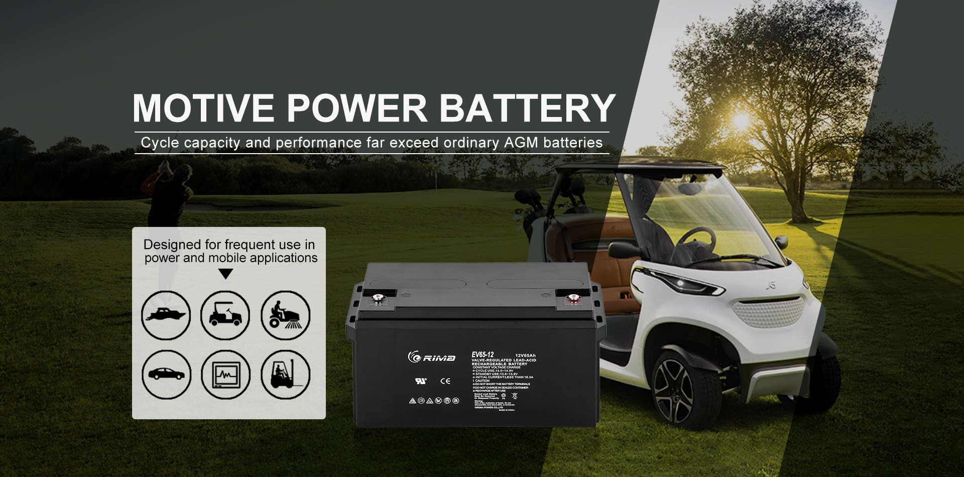 Premium Motive Power Electric Vehicle Batteries by OREMA