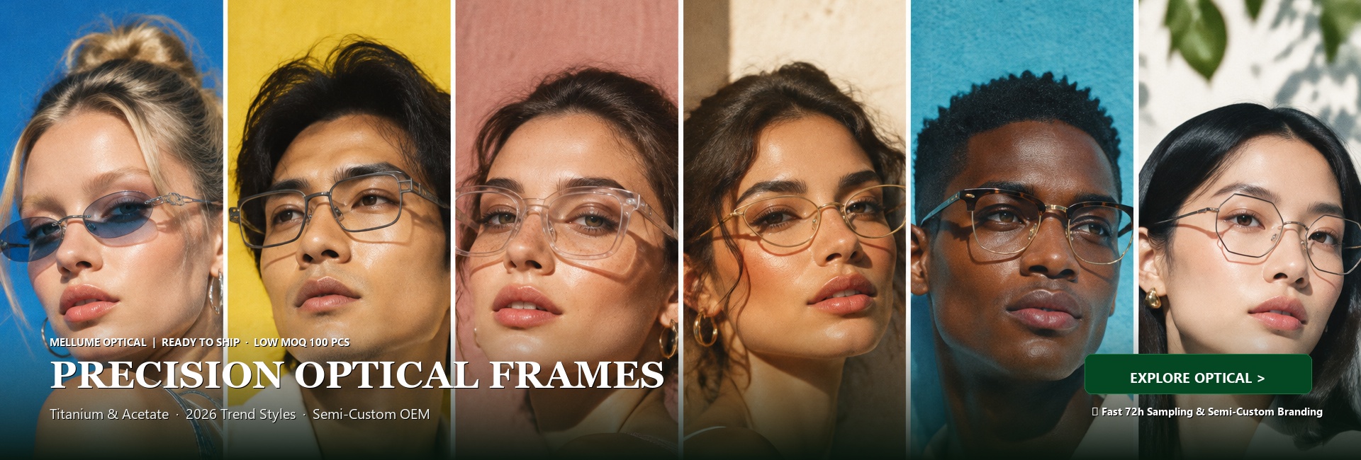 Optical glasses banner