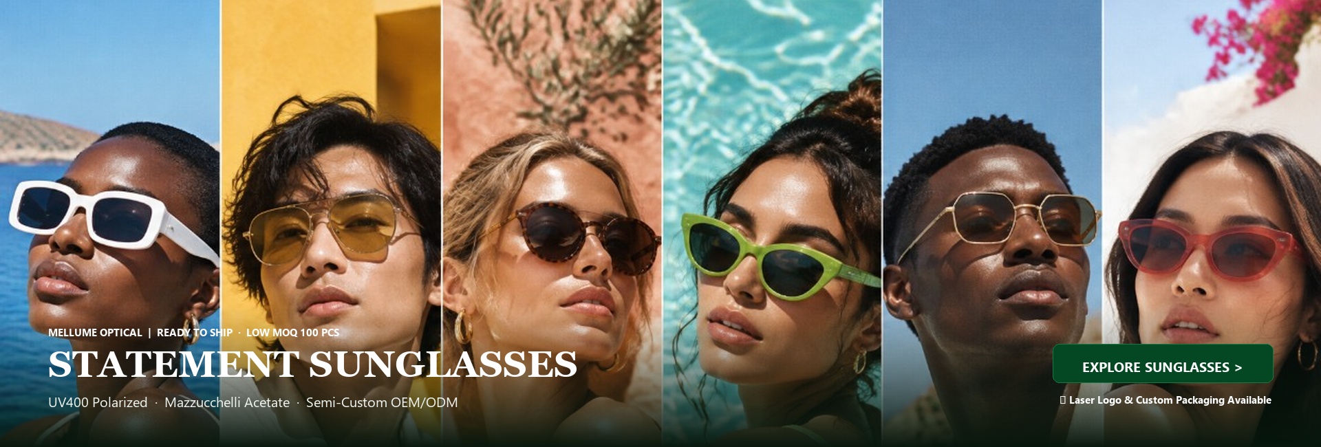 Sunglasses banner