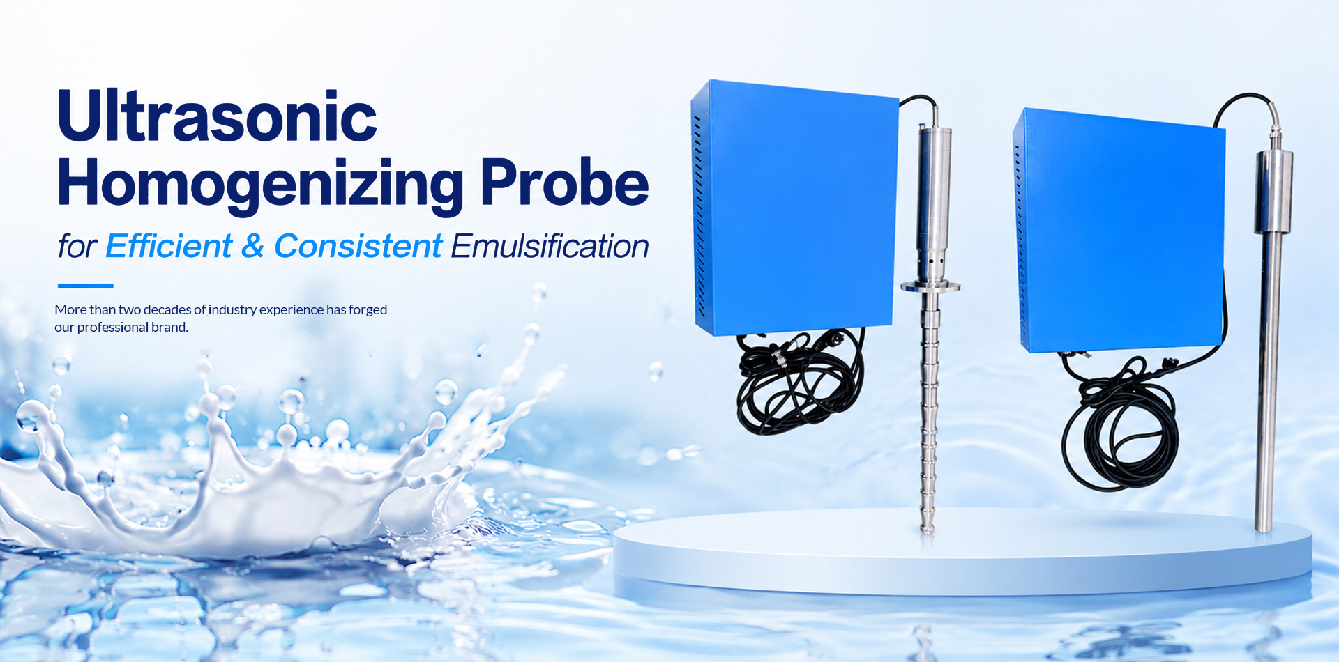 Ultrasonic Homogenizing Probe